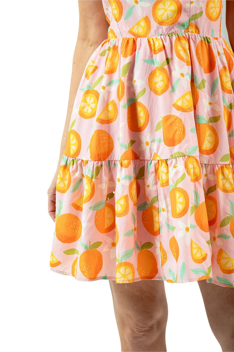 Sweet Oranges Wholesale Mini Dresses
