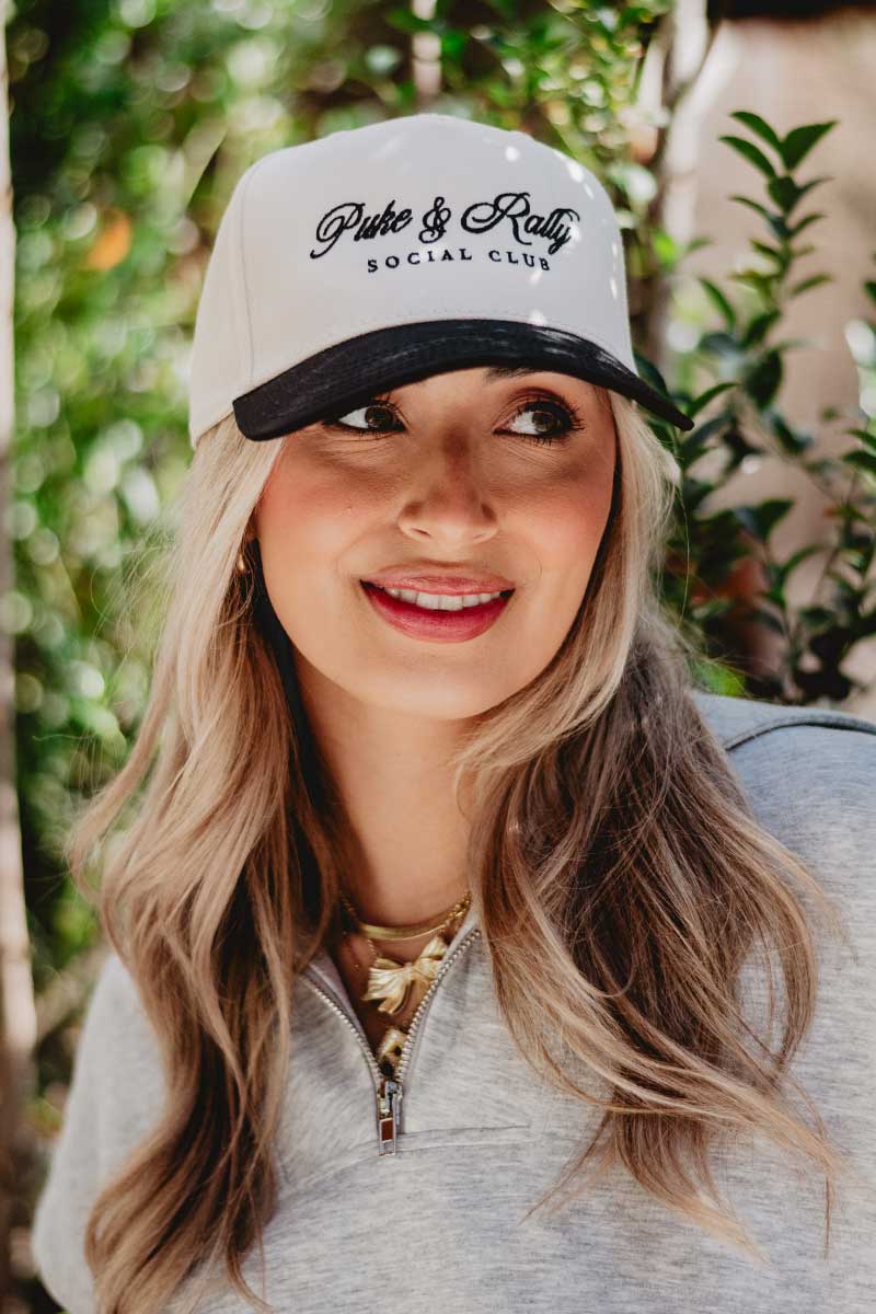 Puke & Rally Social Club Wholesale Two-Toned Vintage Hat