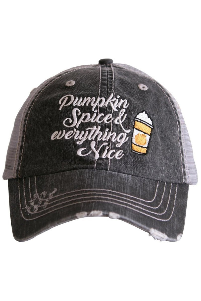 Pumpkin Spice and Everything Nice Wholesale Trucker Hats