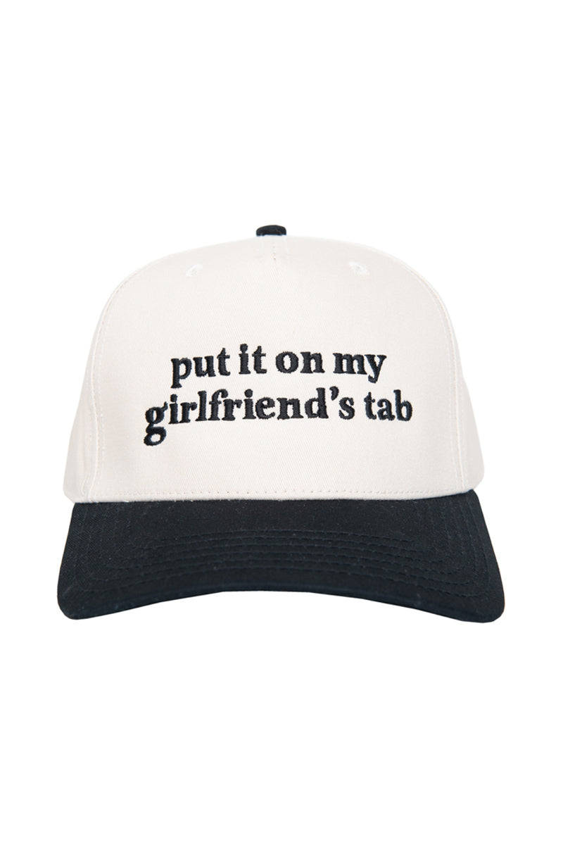 Put It On My Girlfriend's Tab Wholesale Two-Toned Hat
