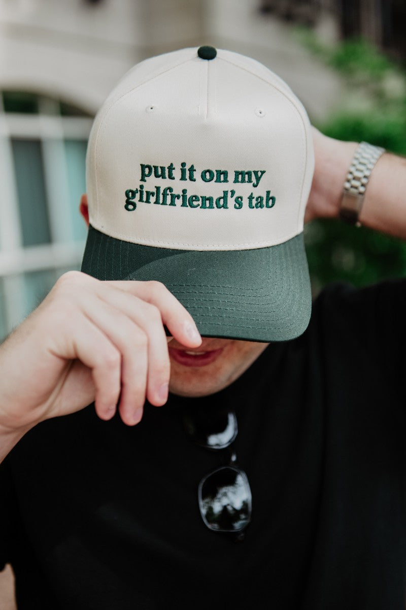 Put It On My Girlfriend's Tab Wholesale Two-Toned Hat