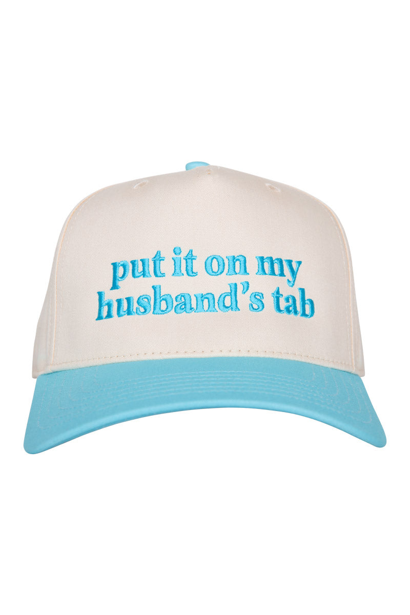 Put It On My Husband's Tab Wholesale Vintage Baseball Hat