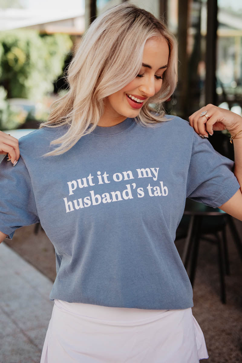 Put It On My Husband's Tab Wholesale T-Shirt