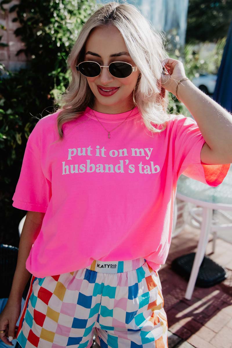 Put It On My Husband's Tab Wholesale T-Shirt