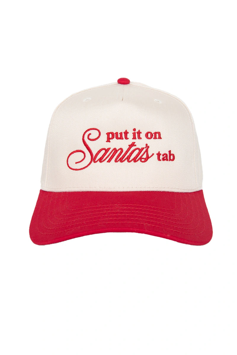 Put It On Santa's Tab Wholesale Vintage Trucker Hat for Women