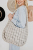 Sand Wholesale Oversized Puffer Tote Bag