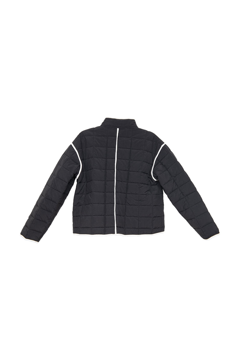 Black Wholesale Women's Quilted Jacket