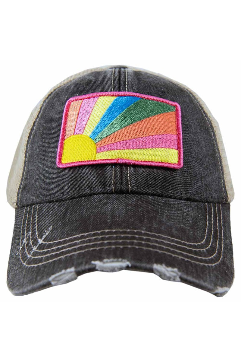 Bursting Sunshine Patch Wholesale Trucker Hat