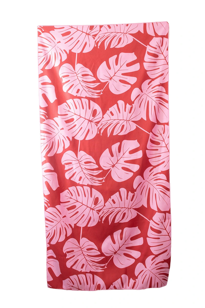 VACAY Stripes Leaves Wholesale Microfiber Towel