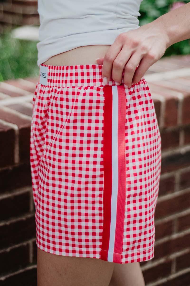 Red Plaid Wholesale Boxers with Patterns