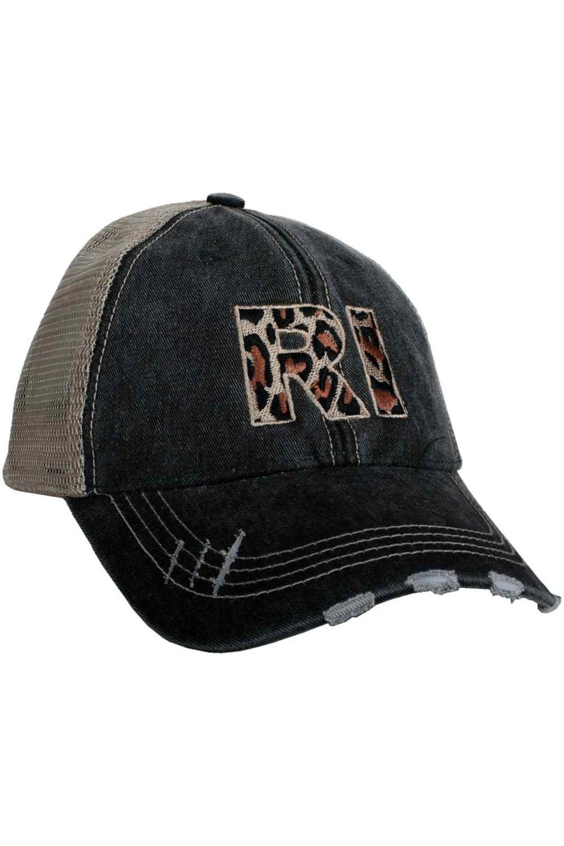 RI Rhode Island Leopard State Wholesale Hat