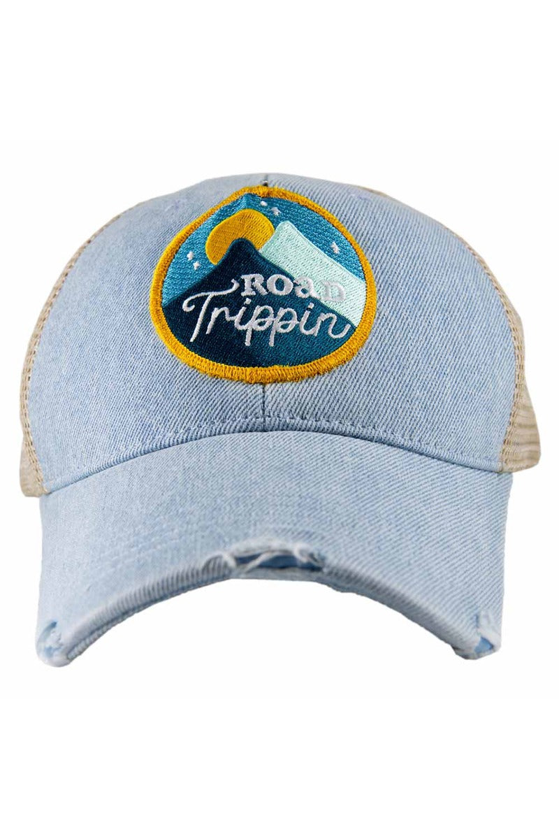 Road Trippin' Women's Denim Trucker Wholesale Hat