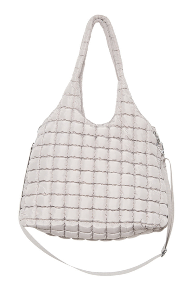 Sand Rectangular Wholesale Puffer Bag