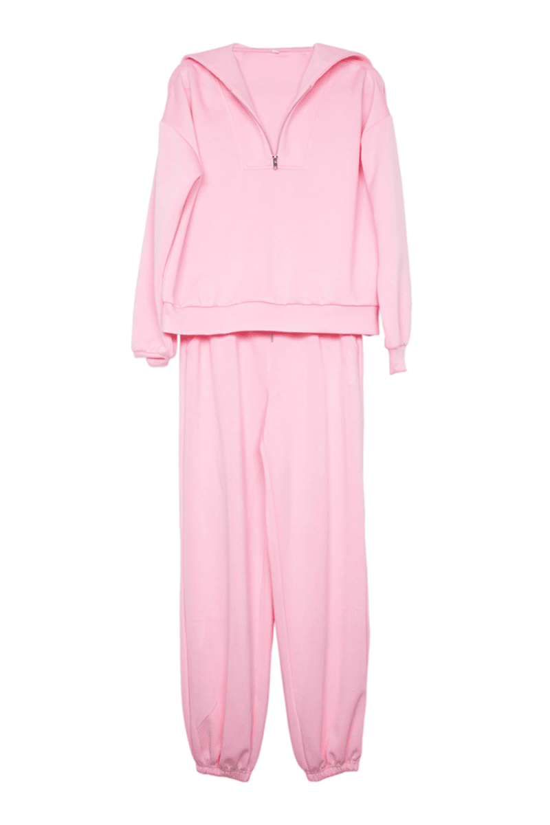 Pink Scuba Pants Wholesale Lounge Set