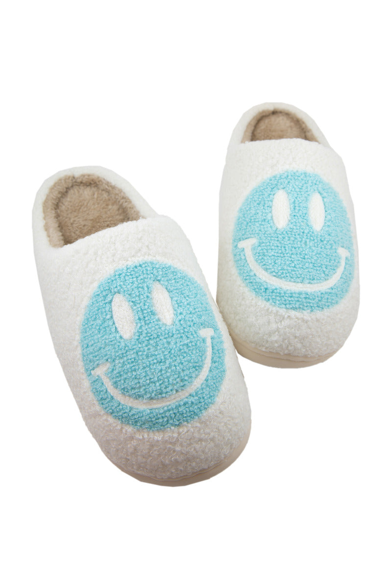 Aqua Wholesale Happy Face Cozy Slippers