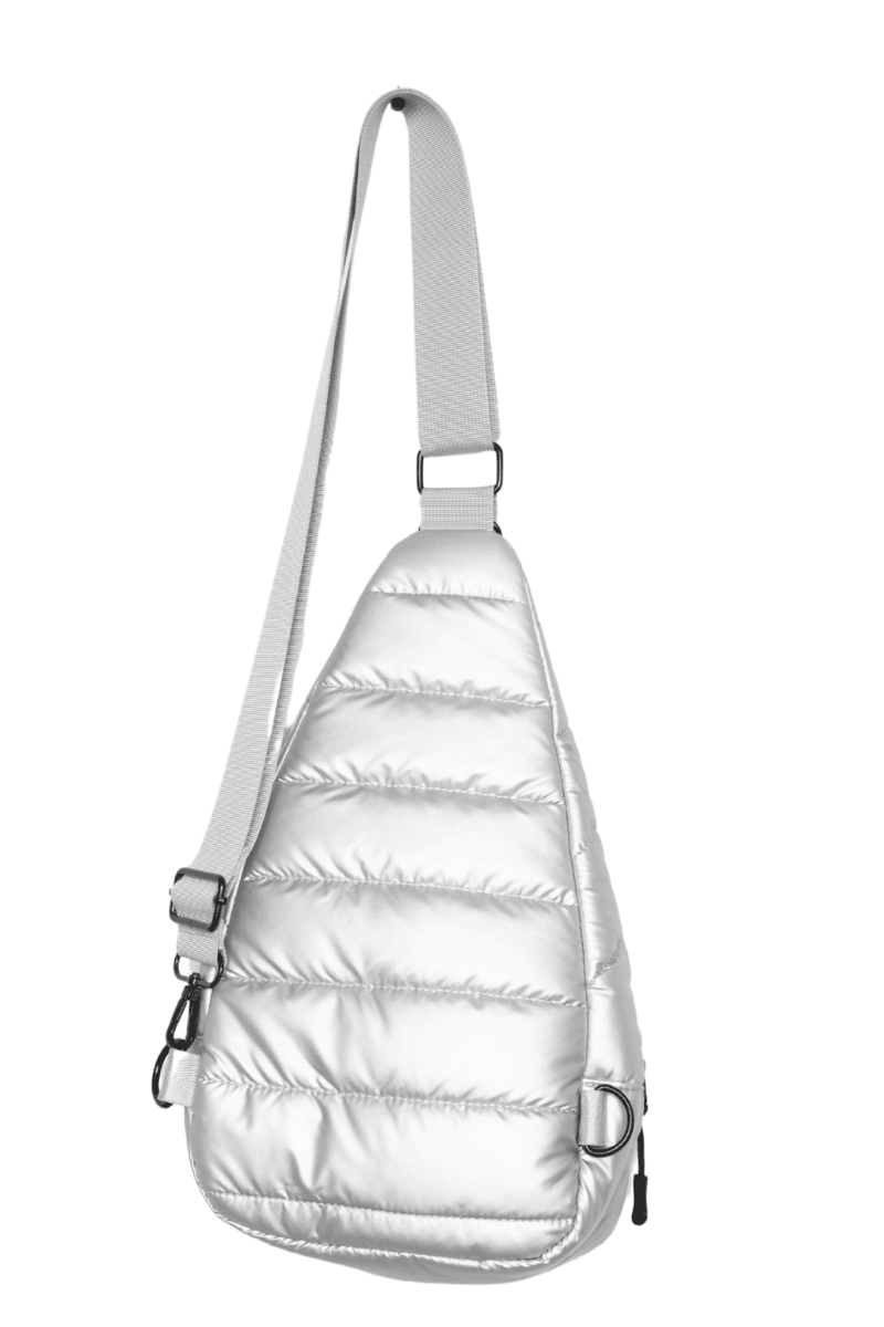 Silver Crossbody Wholesale Metallic Sling Bag