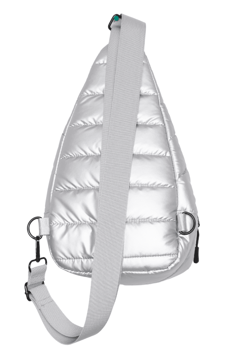 Silver Crossbody Wholesale Metallic Sling Bag