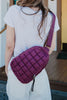 Plum Women's Wholesale Quilted Sling Bag