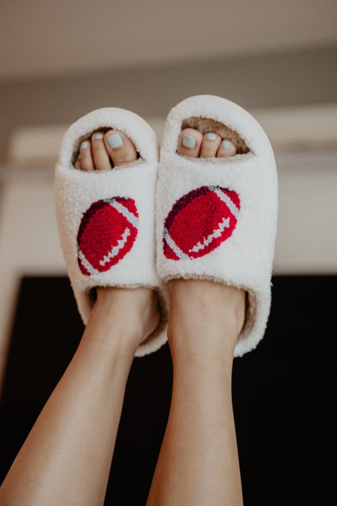 Football Open Toed Wholesale Slippers for Women