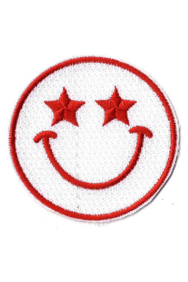 Star Happy Face Wholesale Hat PATCH (Set of 3)