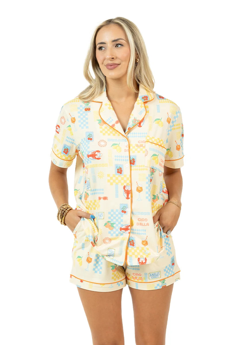 Italian Summer Wholesale Pajama Short Sets