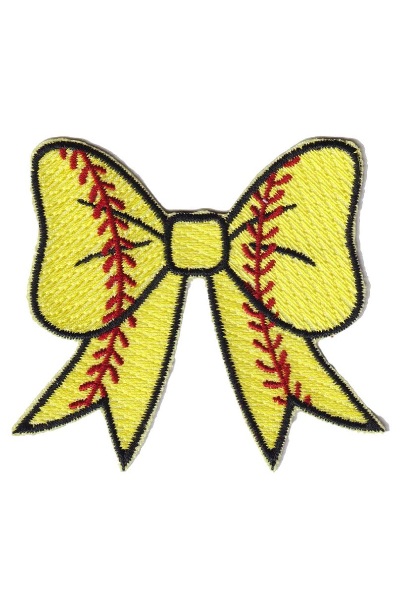 Softball Bow Patch Trucker Hat Softball Bow Patch Trucker Hat
