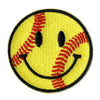 Softball Happy Face Hat Patch (SET OF 3)