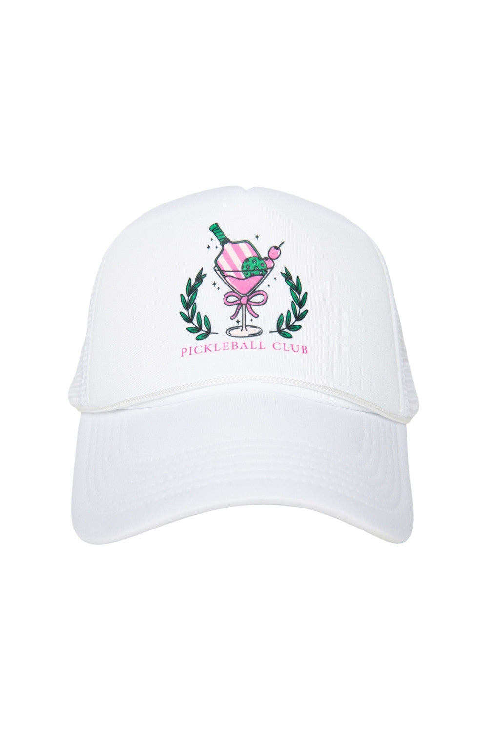Pickleball Club Martini Wholesale Foam Trucker Hat