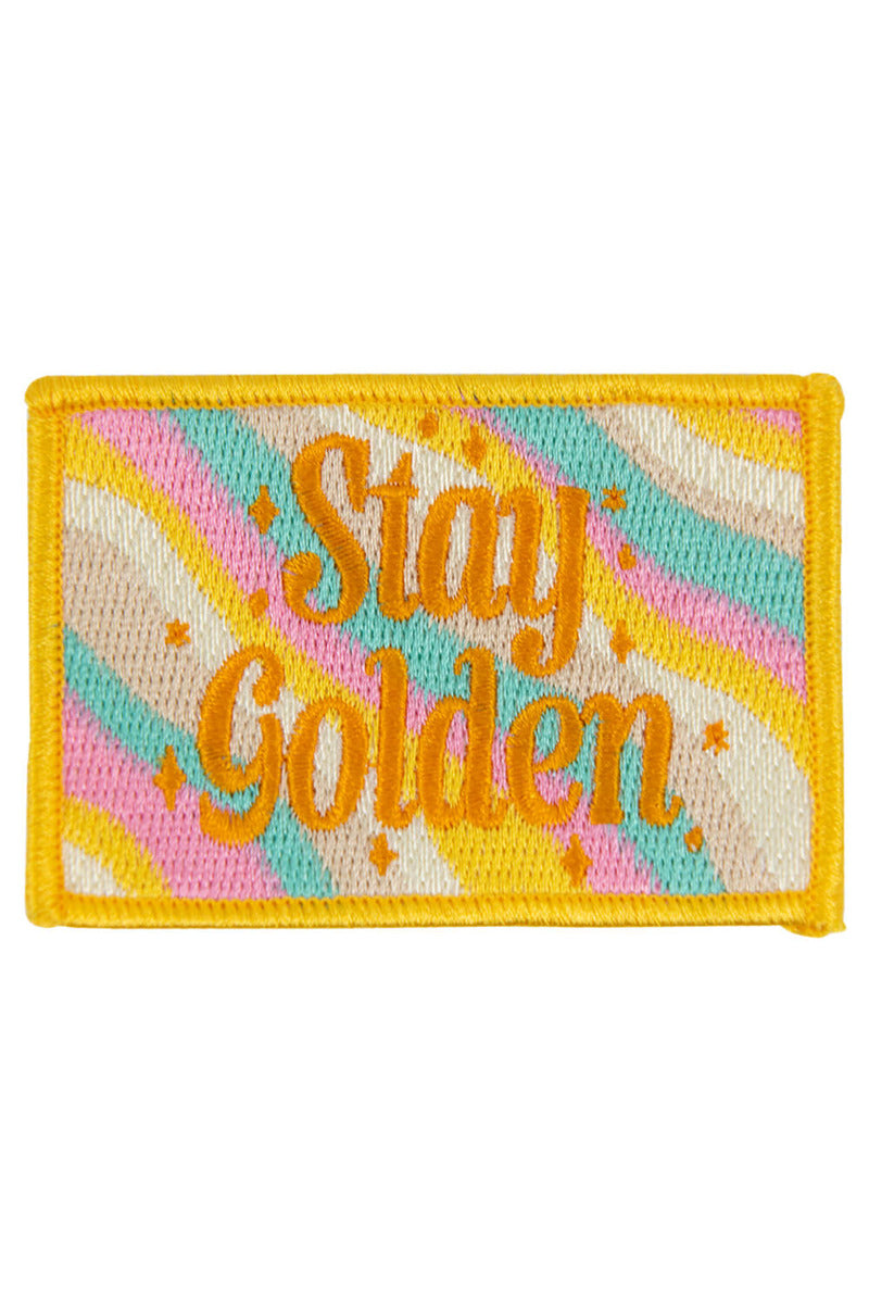 Stay Golden Wholesale Patches for Hats (SET OF 3)