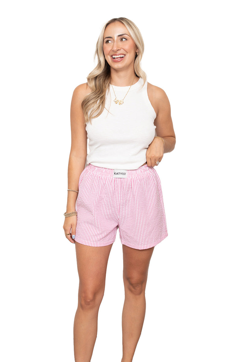 Pink Striped Wholesale Boxers Female