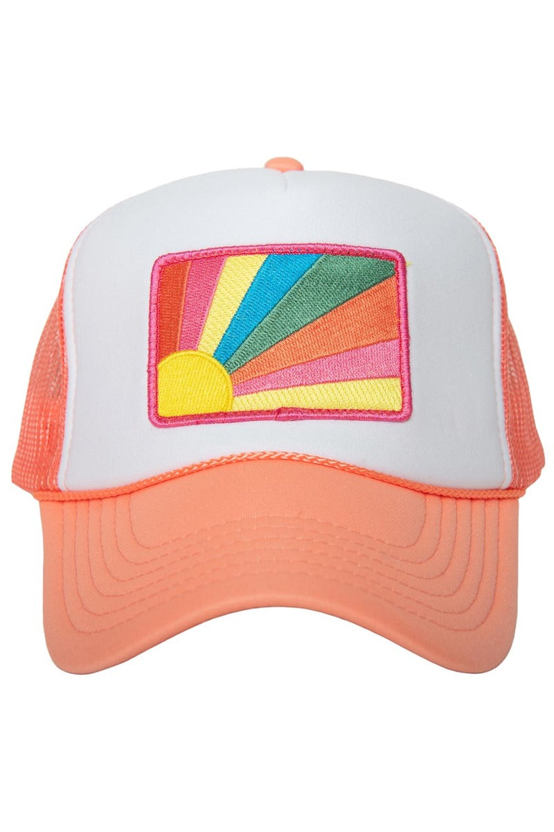 Bursting Sunshine Patch Foam Wholesale Trucker Hat