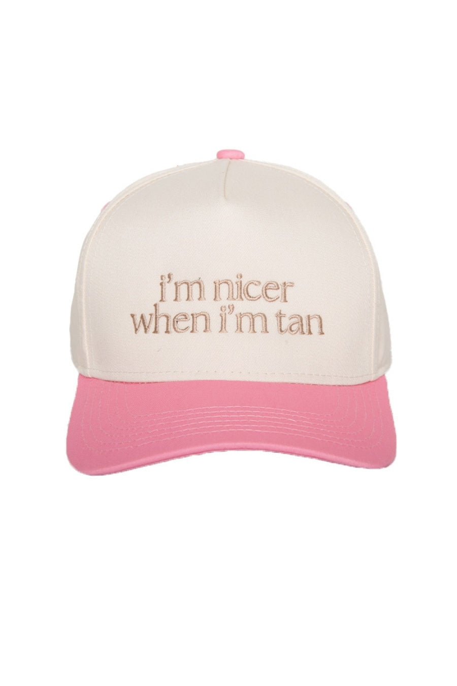 I'm Nicer When I'm Tan Wholesale Two-Toned Vintage Hats