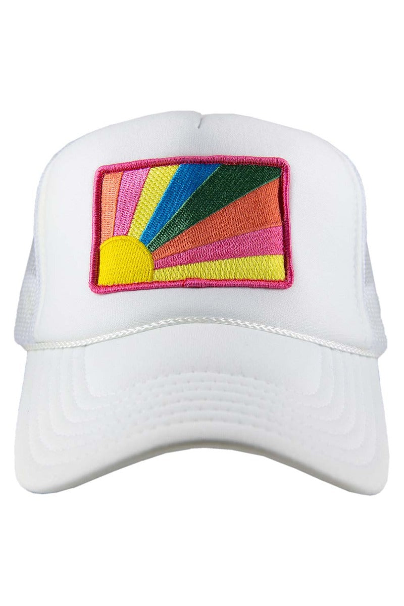 Bursting Sunshine Patch Foam Wholesale Trucker Hat