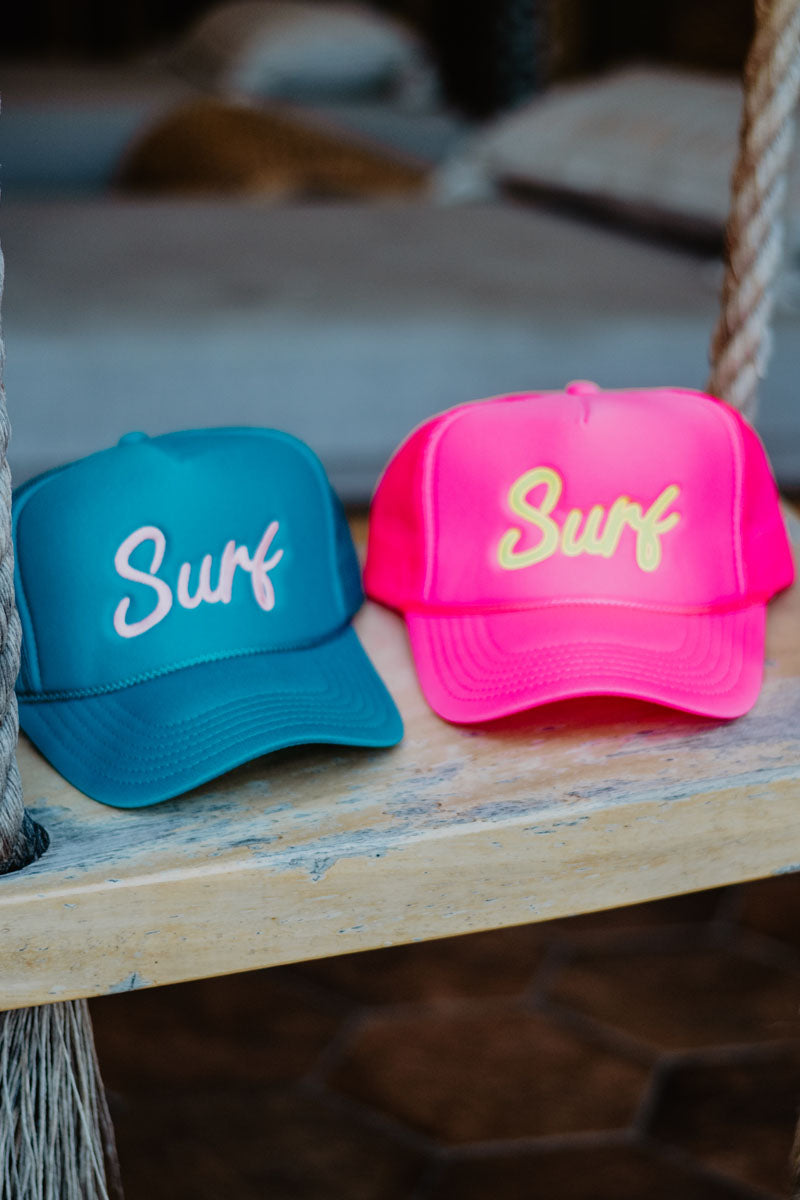 Surf Cursive Foam Trucker Cap