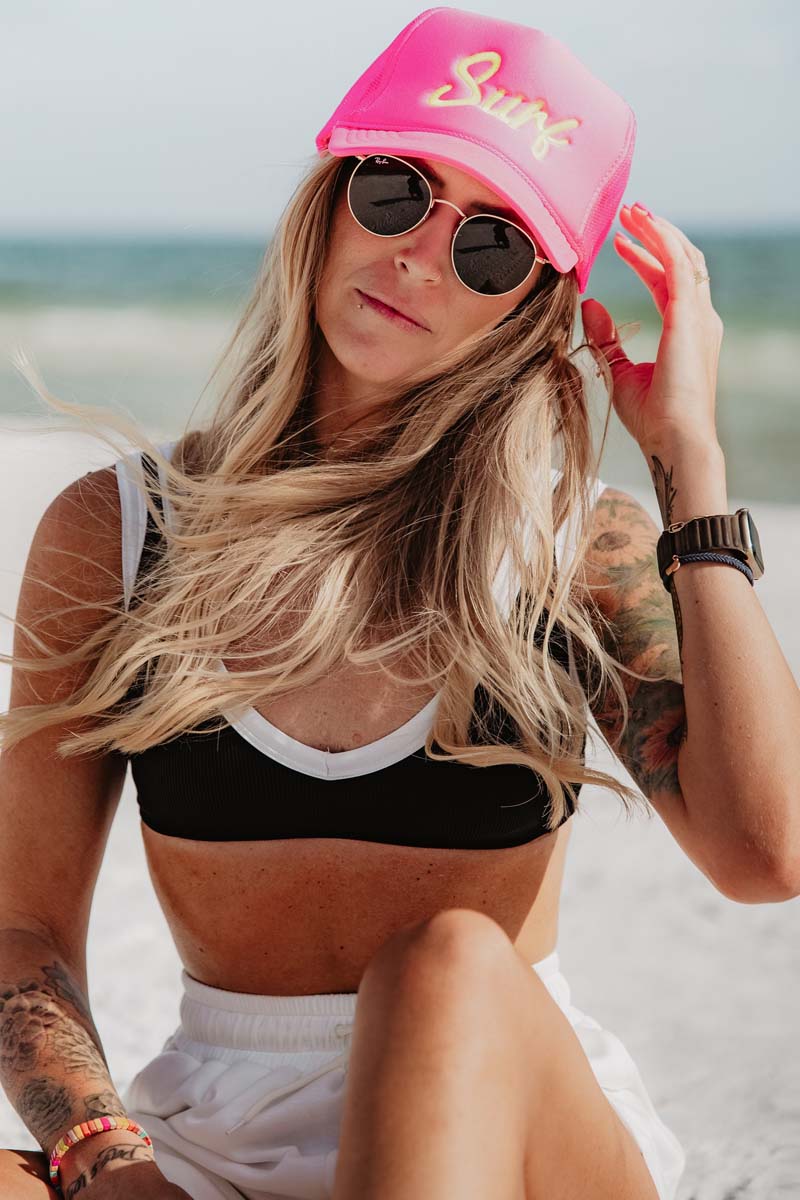 Surf Cursive Foam Trucker Cap