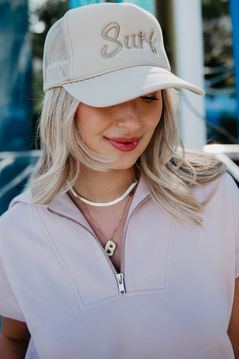 Surf Cursive Foam Trucker Cap