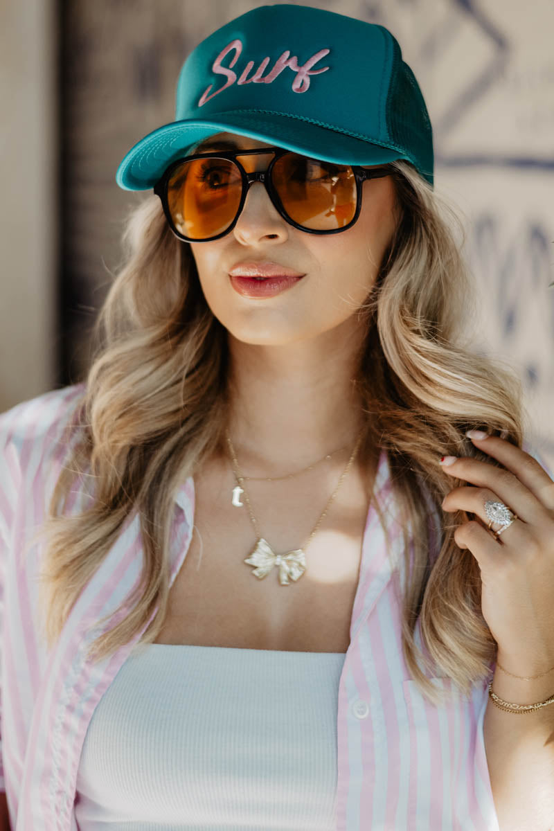 Surf Cursive Foam Trucker Cap