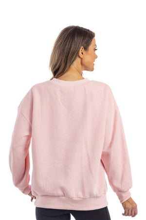 Light Pink Wholesale Crewneck Sweatshirt