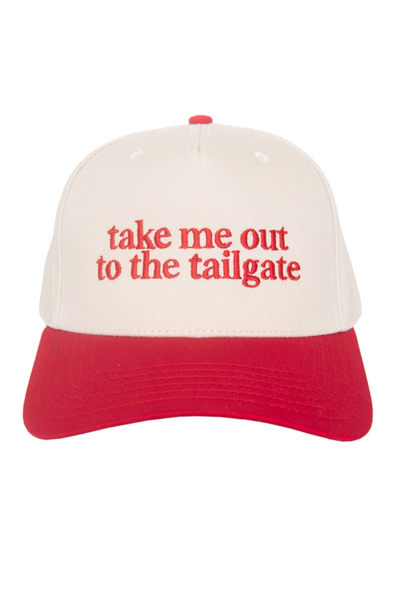 Take Me Out To The Tailgate Wholesale Two-Toned Hat