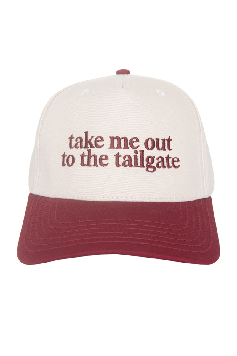 Take Me Out To The Tailgate Wholesale Two-Toned Hat