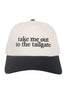 Take Me Out To The Tailgate Wholesale Two-Toned Hat
