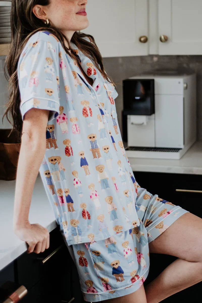 Teddy Bears Wholesale Short Pajamas for Women