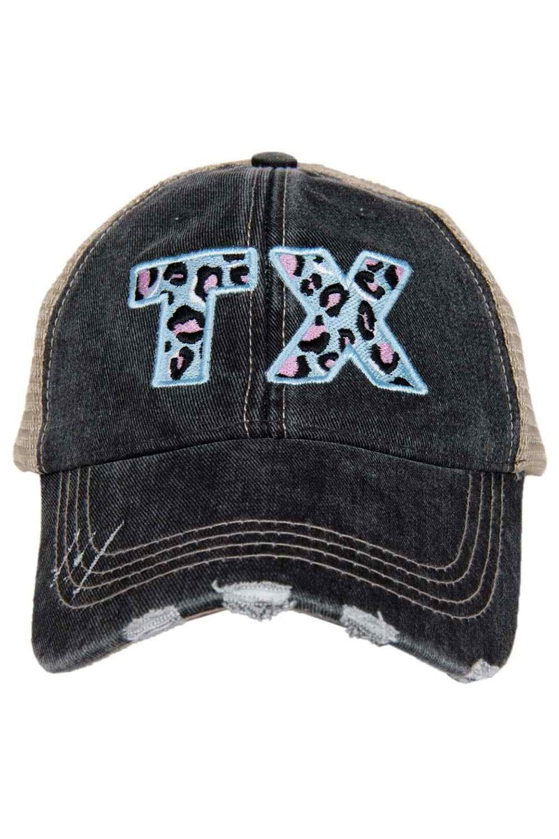 Blue Leopard TX Wholesale Trucker Hat