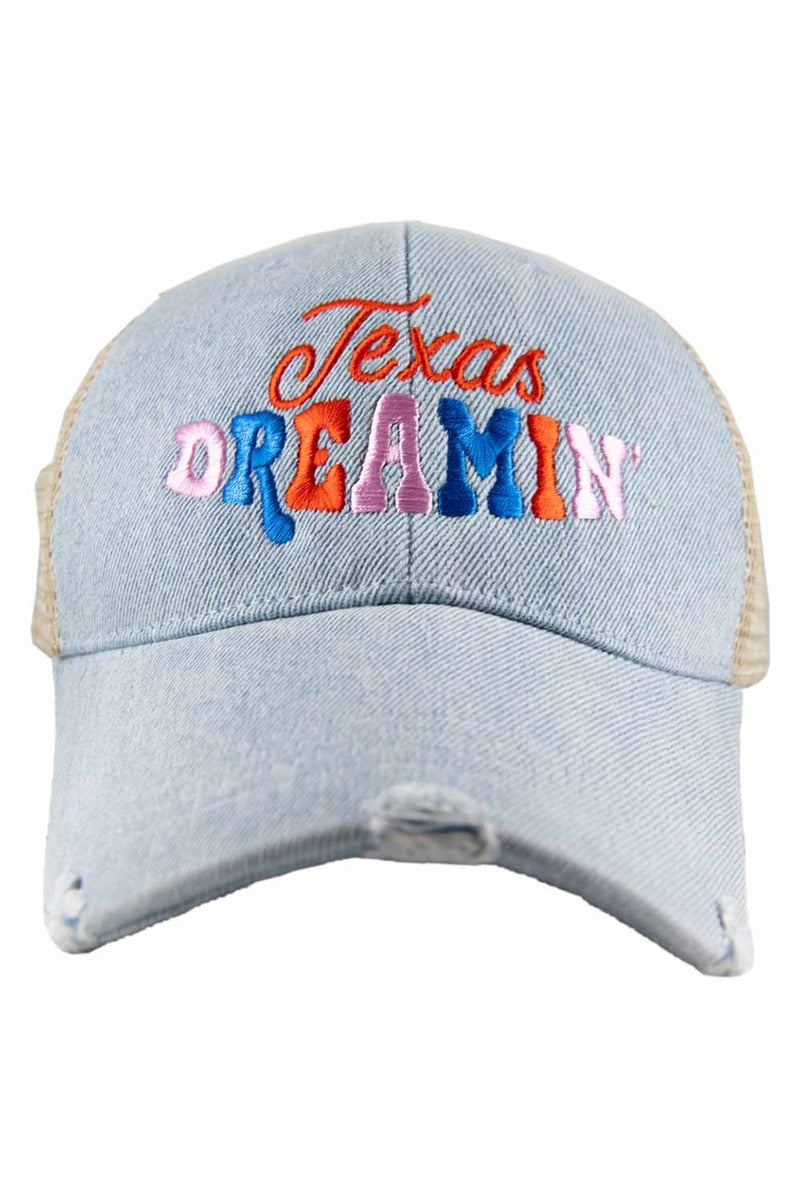 Texas Dreamin' Denim Wholesale Trucker Hat