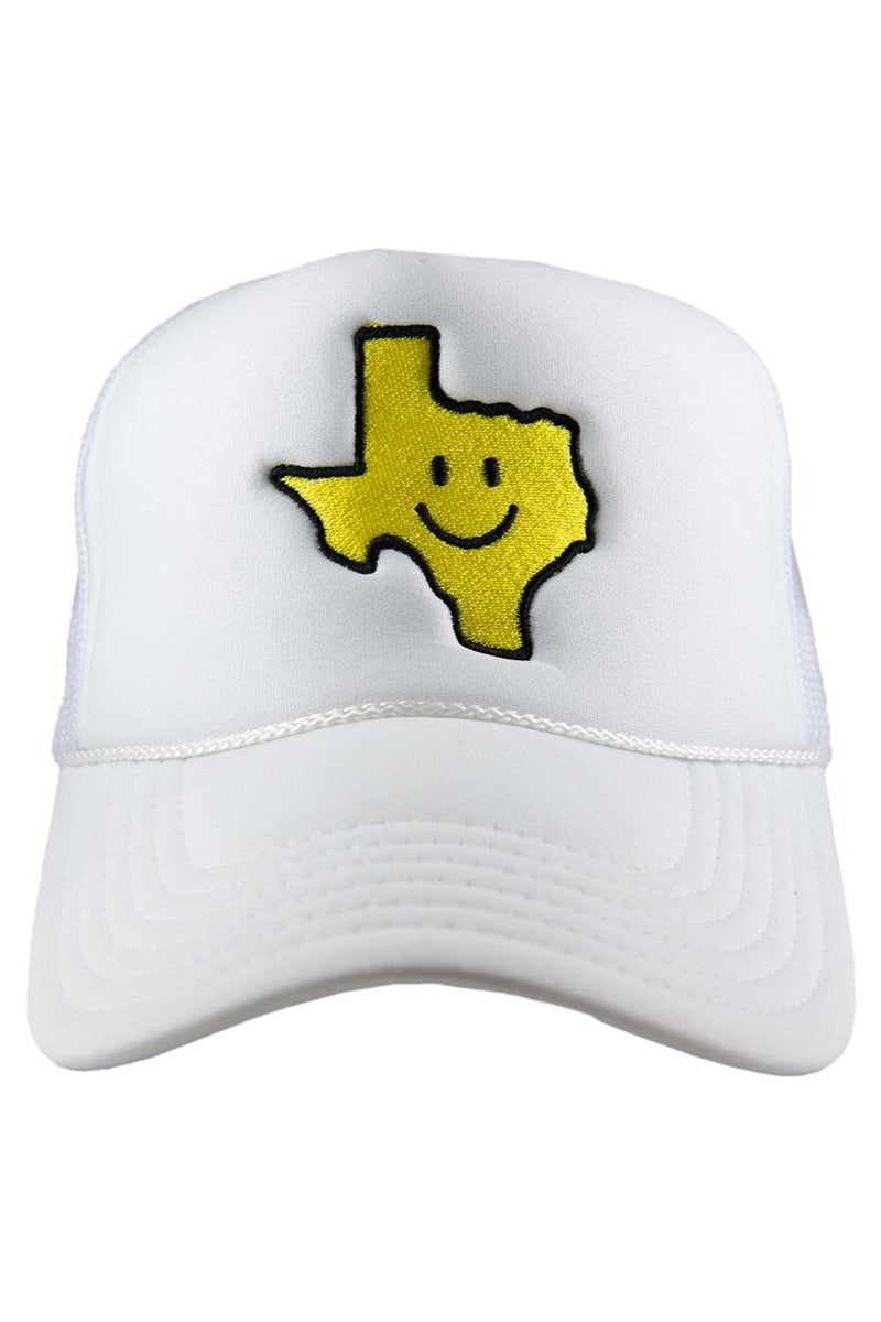 Texas Shape Happy Face Wholesale Foam Hat