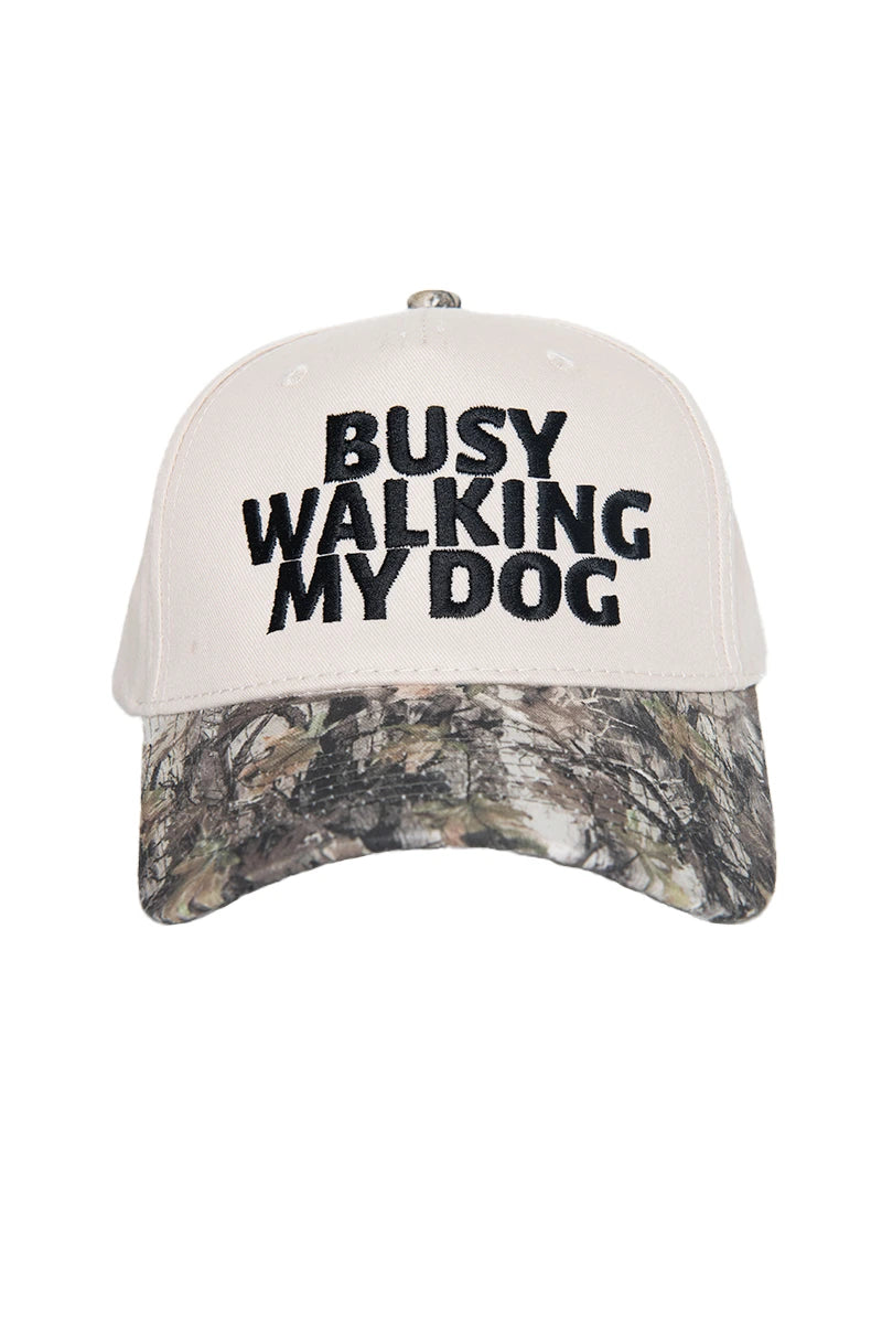 Busy Walking My Dog Wholesale Vintage Trucker Hats for Women