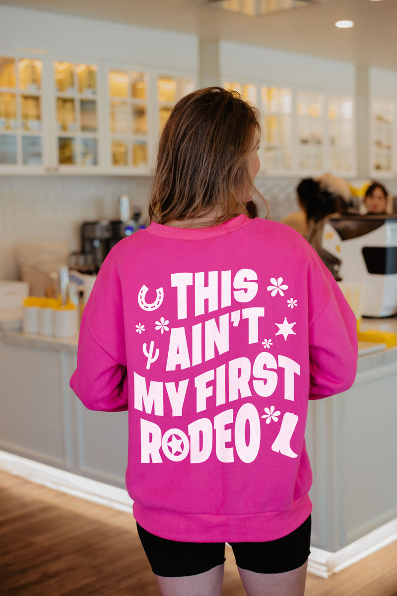 This Ain't My First Rodeo Crewneck Wholesale Sweatshirt