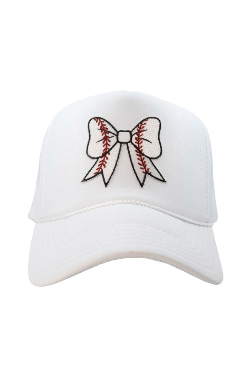 Baseball Bow Coquette Patch Wholesale Foam Trucker Hat