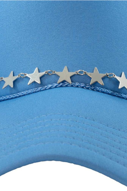 Silver Stars Wholesale Chain for Hats