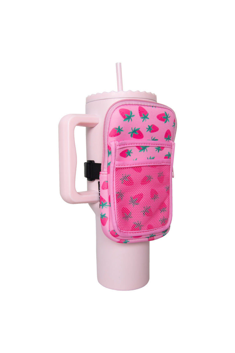 Subtle Strawberry Wholesale Tumbler Pouches